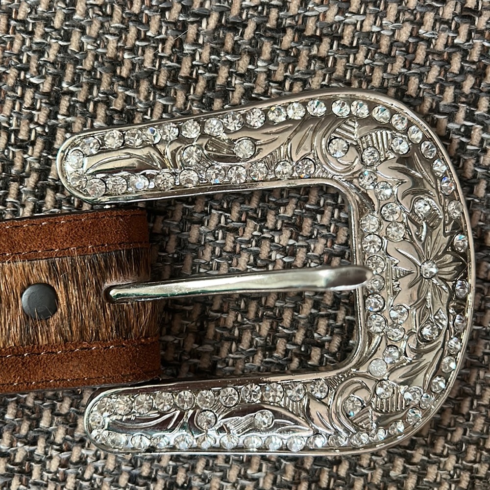 Justin Dallas Crystal Belt size 36 - Picture 3 of 6